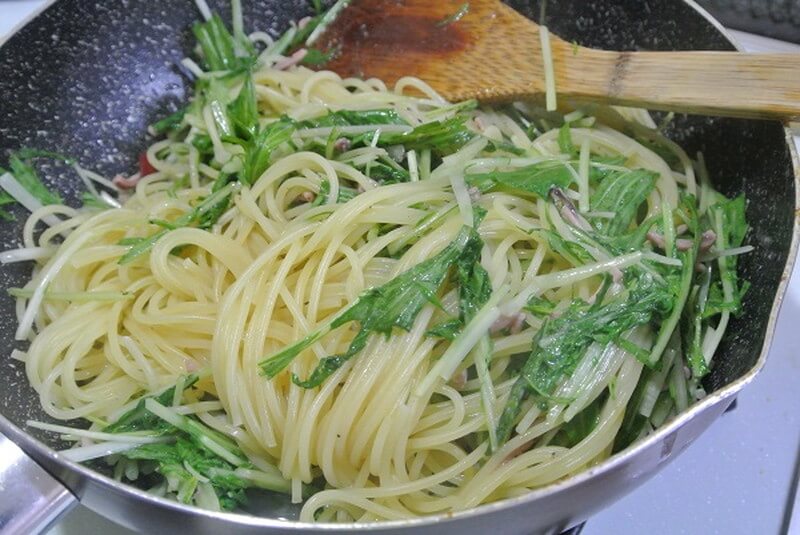 mizuna-green-pasta-recipe-3